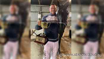 Leigh Sutton drives Emma Stewart-trained gelding to Terang Pacing Cup victory - The Standard