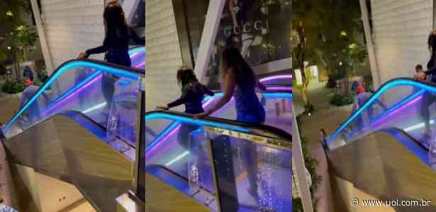 LeBron inova e usa escada rolante na contramão para fugir de fãs; veja - UOL