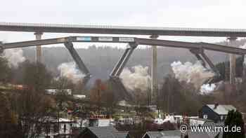 50 Jahre alte Talbrücke bei Siegen gesprengt - RND
