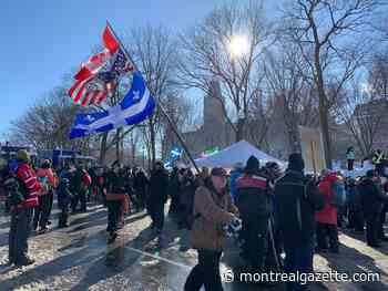 Dozens of protesters join Quebec City trucker convoy, with more on the way