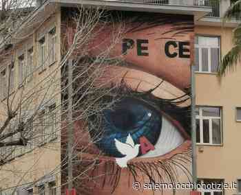 Jorit torna a Salerno. l’opera del writer invoca la pace nel mondo - L'Occhio di Salerno