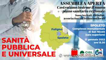 Quale sanità per Foligno e Spoleto? Venerdì assemblea pubblica di Cgil, Cisl e Uil - Spoleto Online