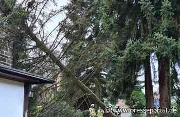 FW-EN: Feuerwehr Herdecke durch Sturmtief Zeynap gefordert - 41 Einsätze! - Presseportal.de