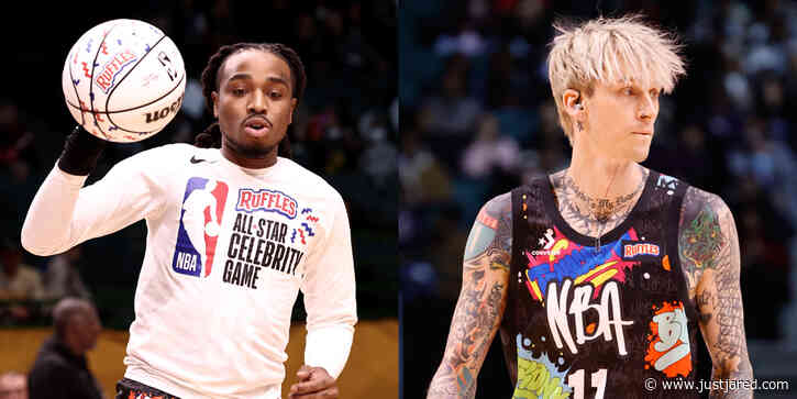 Machine Gun Kelly, Quavo & More Stars Play in NBA All-Star Celebrity Game (See Pics!)