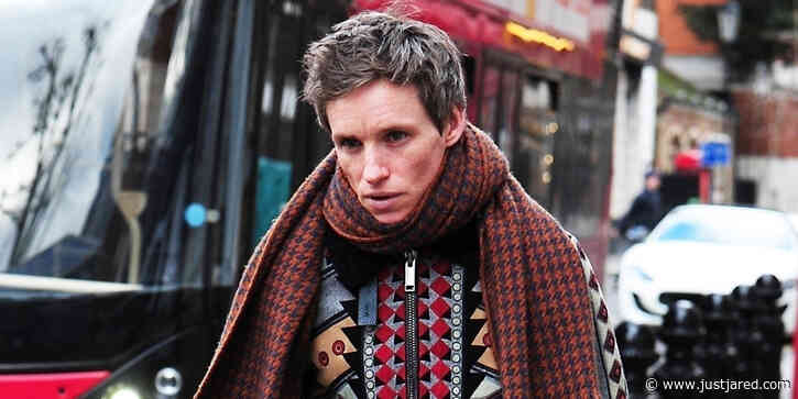 Eddie Redmayne Bundles Up For a Day Out in London