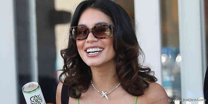 Vanessa Hudgens Rocks Cute Crop Top While Filming Caliwater Promo Video