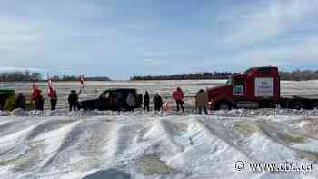 Anti-mandate protest set up near Northgate border crossing in Sask.