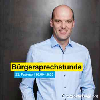 ▷ Telefonische Bürgersprechstunde mit Georg Heitlinger (MdL) - Eppingen.org