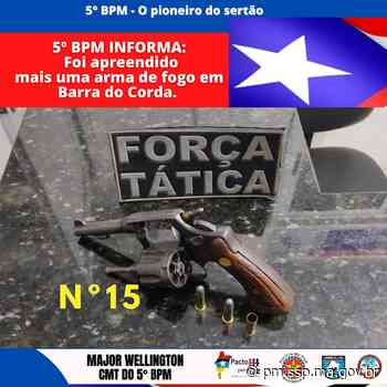 Polícia militar apreende arma de fogo em Barra do Corda • PM/MA - Polícia Militar do Maranhão - PM/MA - Polícia Militar do Maranhão