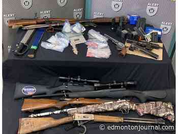 ALERT seizes drugs and nine guns from Grande Cache home, make two arrests - Edmonton Journal