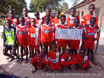 Gambian sports clubs thank Blackburn teams for kit donations