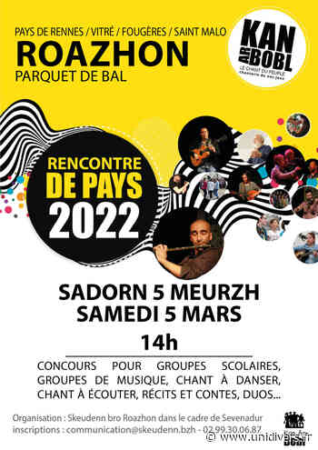 Kan ar Bobl – Pays de Rennes, Vitré, Fougères, St Malo Parquet de Bal samedi 5 mars 2022 - Unidivers