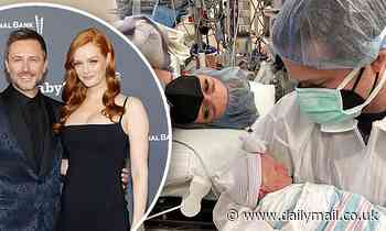 Chris Hardwick and Lydia Hearst welcome their baby two weeks early - Daily Mail