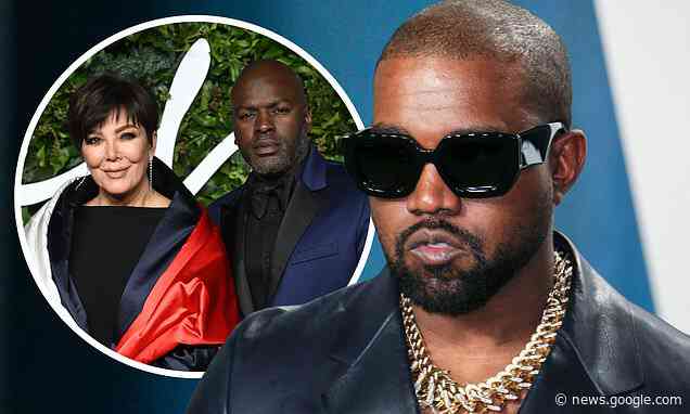 Kanye West calls Kris Jenner 'a hero' while slamming her 'godless' boyfriend Corey Gamble - Daily Mail