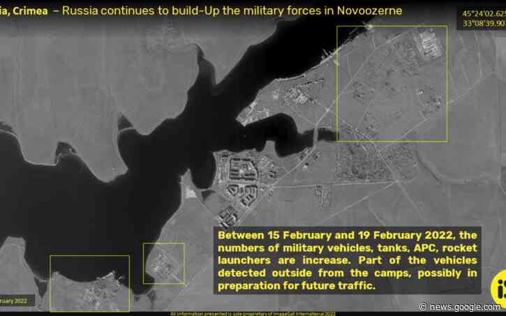 Israeli satellite images show rapid Russian military buildup in Crimea - The Times of Israel