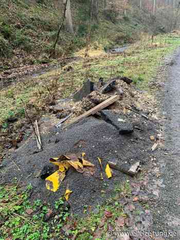 Illegale Entsorgung von Bauschutt bei Daun-Weiersbach - EMZ Eifel-Mosel-Zeitung - Eifel Zeitung