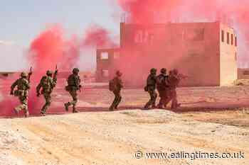 Infantry soldiers swap green fields of Co Antrim for Jordanian desert - Ealing Times