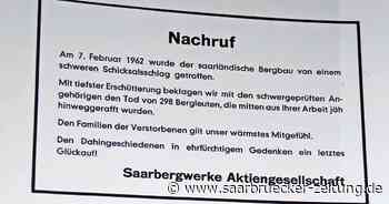 Die Toten des Grubenunglücks von Luisenthal aus dem Kreis Merzig-Wadern - Saarbrücker Zeitung