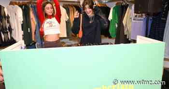 Emma Chamberlain and Charlotte D'Alessio attend Pacsun VR Experience for Spring 2022 Campaign at Pacsun Flagship on February 17, 2022 in DTLA - WFMZ Allentown