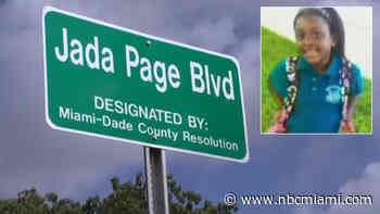 ‘Jada Page Boulevard' Honors 8-Year-Old Killed in Miami-Dade Shooting