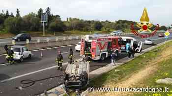 Sestu, collisione fra auto sulla statale 131: due feriti - La Nuova Sardegna