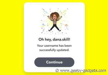 New Snapchat username change feature rolls out Feb 23rd