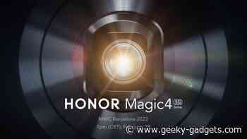 Honor Magic 4 to launch at MWC 2022