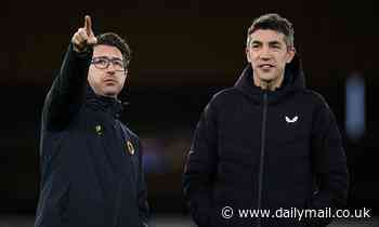 How Wolves boss Bruno Lage has called on his younger brother to help lead his side to a top four bid - Daily Mail