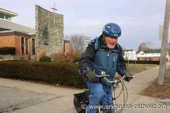 Rhode Island priest rides to show solidarity with Ukraine - Arkansas Catholic