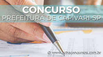 Prefeitura de Capivari-SP abre concurso público; editais têm 36 vagas de até R$ 14 mil - Ache Concursos