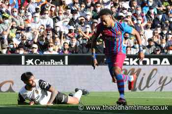 Pierre-Emerick Aubameyang bags a brace as Barcelona thrash Valencia - theoldhamtimes.co.uk