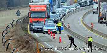Baustelle: Fahrbahn der Autobahn 7 bei Hildesheim nur einspurig - www.hildesheimer-allgemeine.de