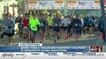 More than 1,000 runners take part in Mississippi Blues Marathon - WTOK