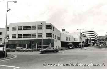 Photo shows Woolworth's building empty and Co-op in Blackburn