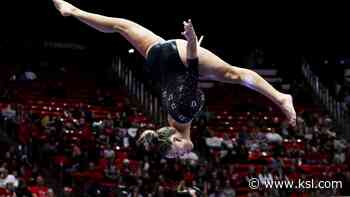Maile O'Keefe comes up clutch on beam as No. 3 Red Rocks edge past rival UCLA - KSL.com