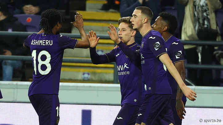 LIVE: Verkoopt Anderlecht concurrent Genk een uppercut in de strijd om de Champions' Play-offs? - sporza.be