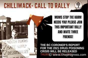 Rally outside Chilliwack courthouse as terrible tally anticipated in 'most deadly year yet' – Chilliwack Progress - Chilliwack Progress