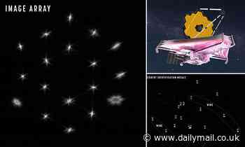 NASA's James Webb captures 18 dots of starlight in a hexagonal formation
