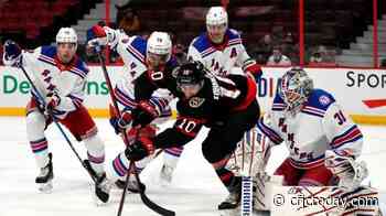 Senators stymied by Rangers goalie Igor Shesterkin in loss - CFJC Today Kamloops