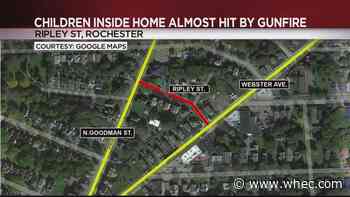 House on Ripley Street hit by gunfire, children inside safe