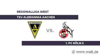 TSV Alemannia Aachen - 1. FC Köln II: Köln will weiter Boden gutmachen - Regionalliga West - DIE WELT