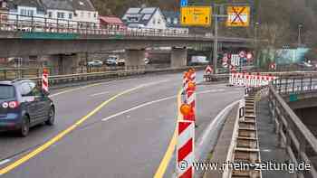 Wieder Sperrungen: So gehen die Arbeiten auf der Koblenzer Südtangente weiter - Rhein-Zeitung