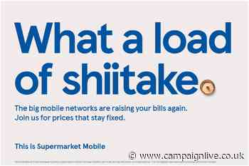'What a load of shiitake': Tesco Mobile derides rival price hikes in campaign by BBH