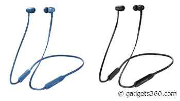 Lava Probuds N3 Neckband-Style Earphones With Dual Device Connectivity Launched in India
