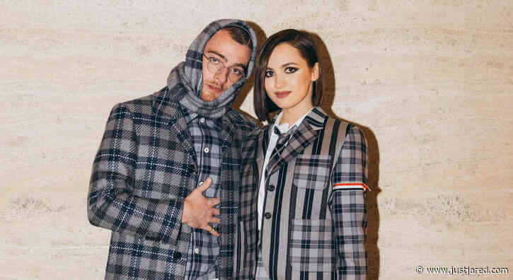 Euphoria's Angus Cloud & Maude Apatow Wear Matching Outfits for Thom Browne's NYFW Event!