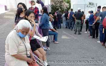Se agotan fichas para vacunación en Tlaltenango - El Sol de Cuernavaca