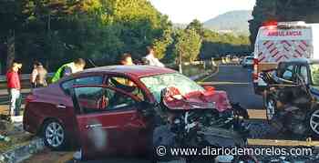 Juniors causan fuerte choque en la México-Cuernavaca; hay 6 heridos - Diario de Morelos