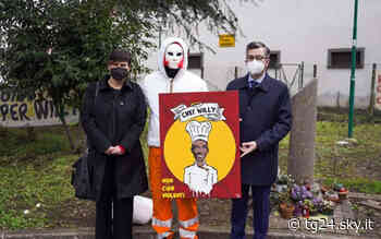 Colleferro, la street artist Laika dona un'opera su Willy Monteiro Duarte al Comune - Sky Tg24