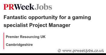 Premier Resourcing UK: Fantastic opportunity for a gaming  specialist Project Manager