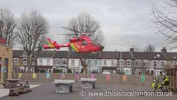Memories of air ambulance landing in east London school playground